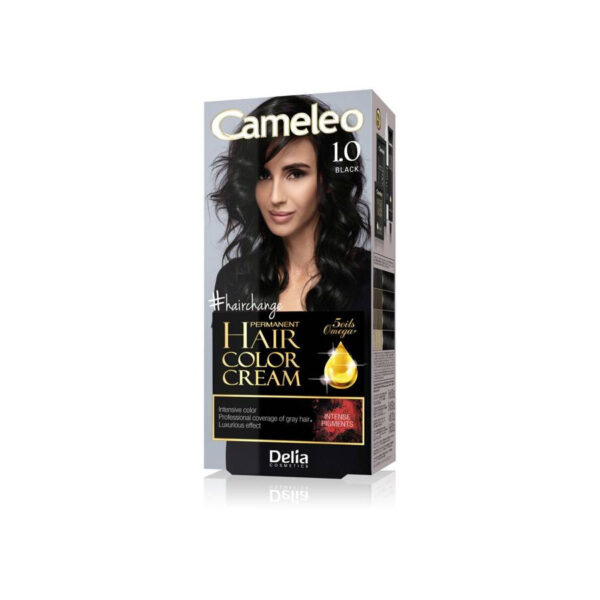 Delia Cosmetics Cameleo HCC Farba permanentna Omega+ nr 1.0Black