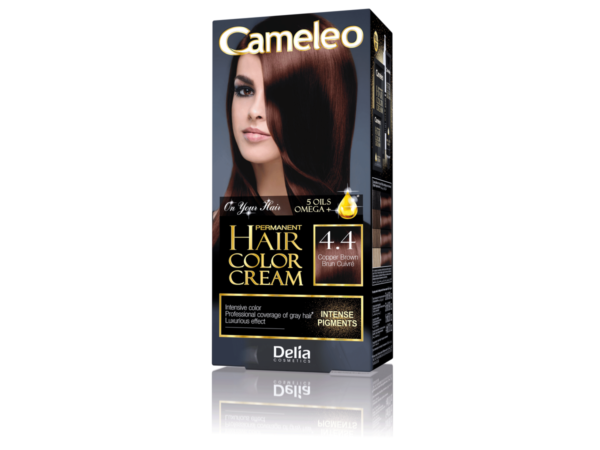 Delia Cosmetics Cameleo HCC Farba permanentna Omega+ nr 4.4 Copper Brown