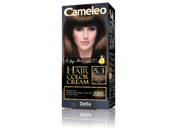 Delia Cosmetics Cameleo HCC Farba permanentna Omega+ nr 5.3 Light Golden Brown