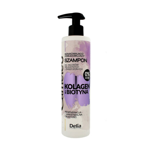 Delia Cosmetics Cameleo Kolagen i Biotyna Szampon wzmacniająco-odbudowujący  250ml