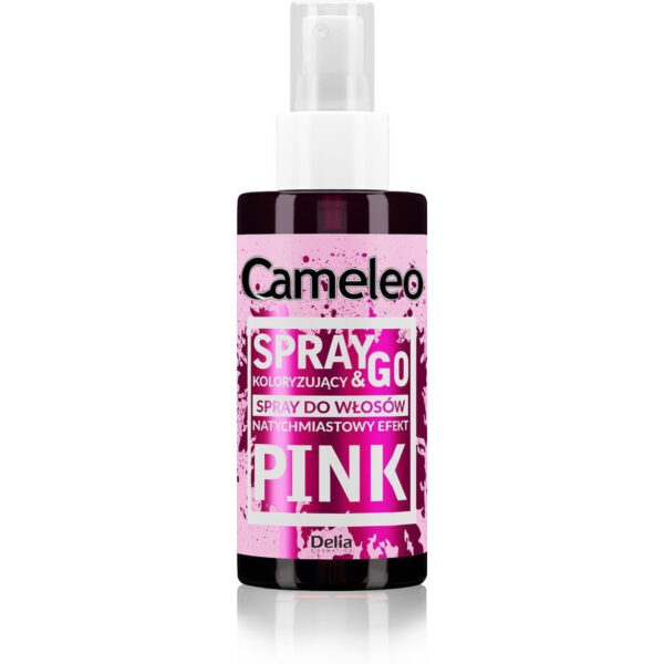 Delia Cosmetics Cameleo Spray & Go Spray koloryzujący do włosów – PINK  150ml