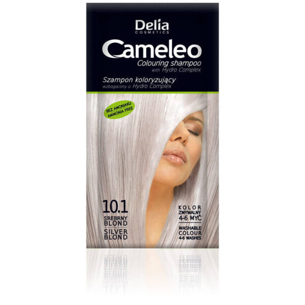 Delia Cosmetics Cameleo Szampon koloryzujący 10.1 srebrny blond
