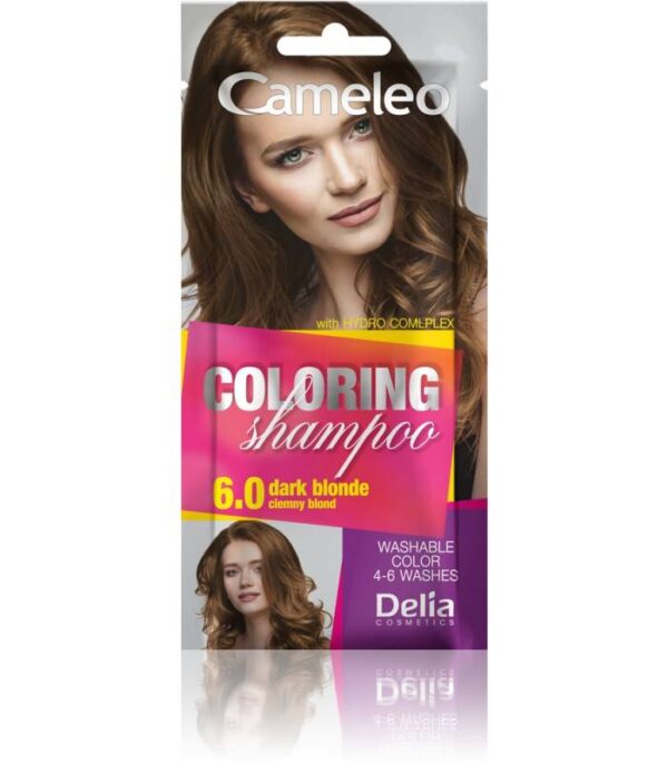 Delia Cosmetics Cameleo Szampon koloryzujący 6.0 ciemny blond