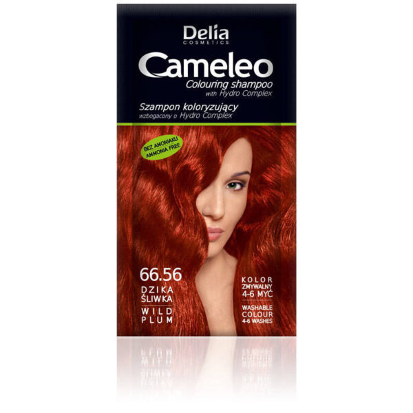 Delia Cosmetics Cameleo Szampon koloryzujący 66.56 dzika śliwka