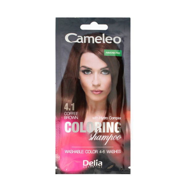Delia Cosmetics Cameleo Szampon koloryzujący nr 4.1 Kawowy Brąz