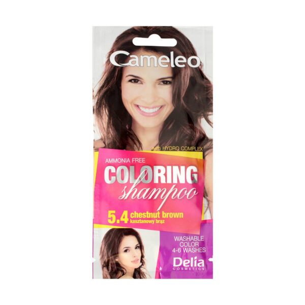 Delia Cosmetics Cameleo Szampon koloryzujący nr 5.4 Kasztanowy Brąz