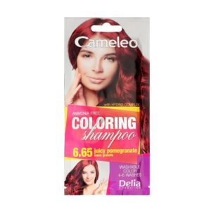 Delia Cosmetics Cameleo Szampon koloryzujący nr 6.65 Owoc Granatu