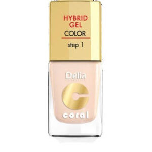 Delia Cosmetics Coral Hybrid Gel Emalia do paznokci nr 20 ivory 11ml