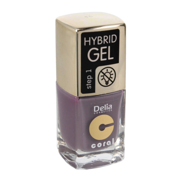 Delia Cosmetics Coral Hybrid Gel Emalia do paznokci nr 46  11ml