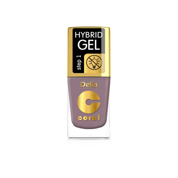 Delia Cosmetics Coral Hybrid Gel Emalia do paznokci nr 58 Różany  11ml