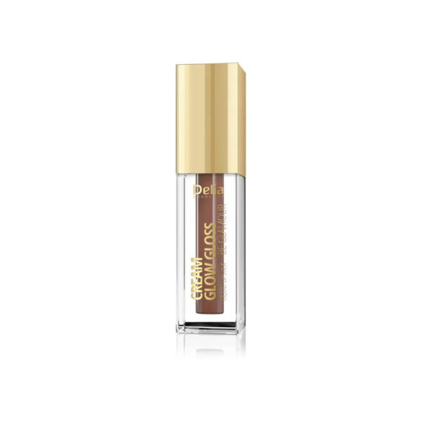 Delia Cosmetics Cream Glow Gloss Pomadka w płynie nr 208 Brownie  5ml