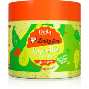 Delia Cosmetics Dairy Fun Smoothie peelingujące do mycia ciała – Wczasy pod Gruszą (Pear) 350g