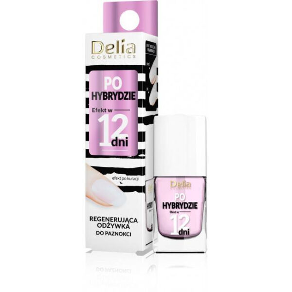 Delia Cosmetics Efekt w 12 dni Odżywka do paznokci Po Hybrydzie-regenerująca 11ml