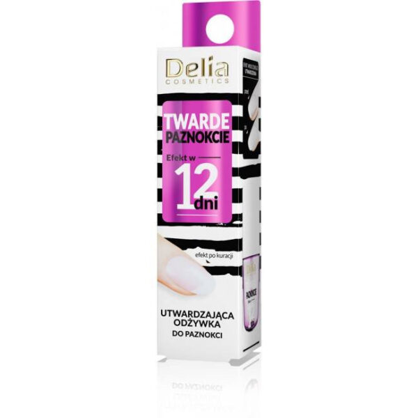 Delia Cosmetics Efekt w 12 dni Odżywka do paznokci Twarde Paznokcie-utwardzająca 11ml