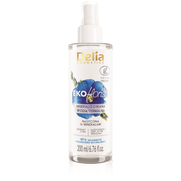 Delia Cosmetics Eko Florist Len Mineralizowana Woda termalna  200ml