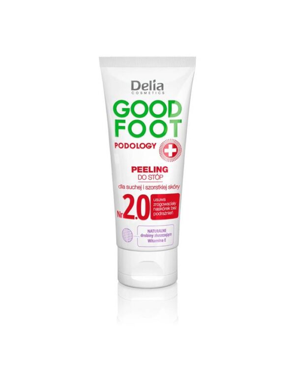 Delia Cosmetics Good Foot Podology Nr 2.0 Peeling do stóp dla skóry suchej i szorstkiej  60ml