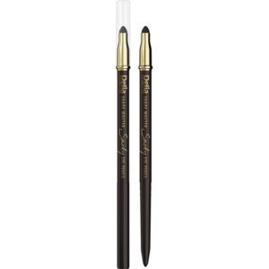 Delia Cosmetics Shape Master Kredka do oczu z gąbką Smoky Eye brązowa