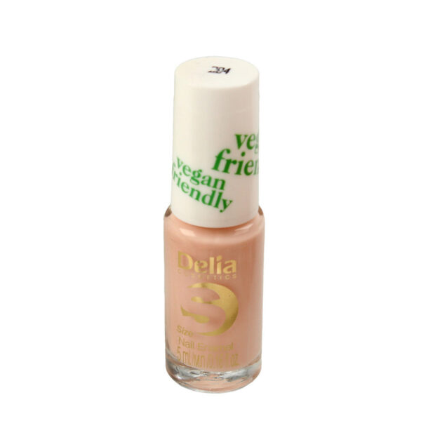 Delia Cosmetics Vegan Friendly Emalia do paznokci Size S nr 204 Honey Pink  5ml