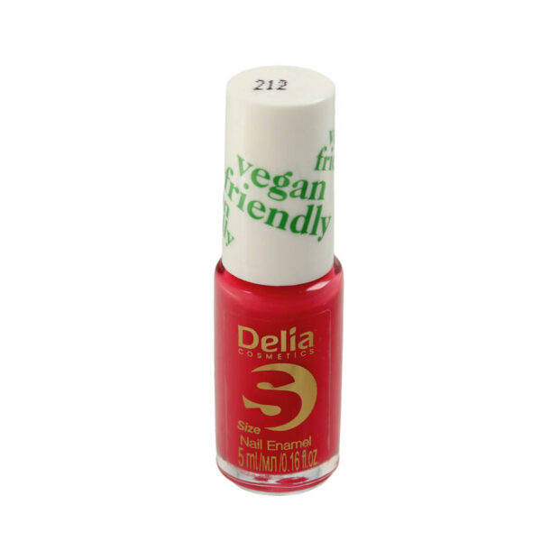 Delia Cosmetics Vegan Friendly Emalia do paznokci Size S nr 212 Coraline  5ml