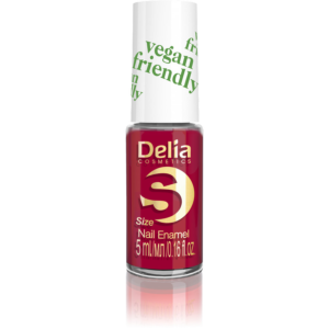 Delia Cosmetics Vegan Friendly Emalia do paznokci Size S nr 213 Red Velvet  5ml