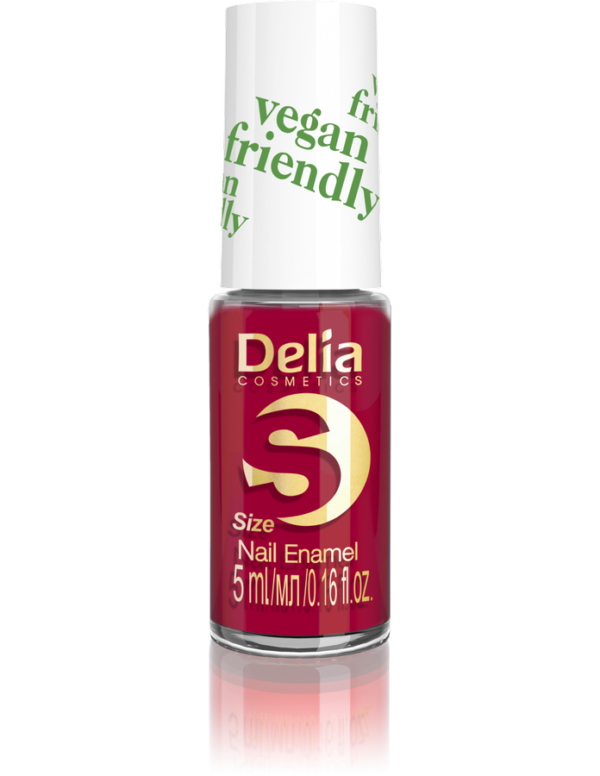 Delia Cosmetics Vegan Friendly Emalia do paznokci Size S nr 213 Red Velvet  5ml