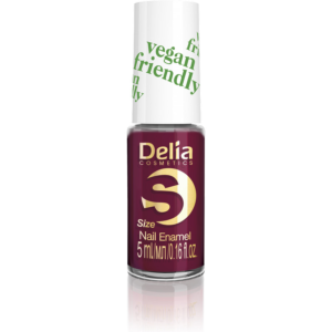 Delia Cosmetics Vegan Friendly Emalia do paznokci Size S nr 216 Cherry Bomb  5ml