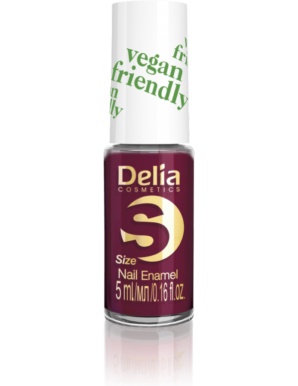 Delia Cosmetics Vegan Friendly Emalia do paznokci Size S nr 216 Cherry Bomb  5ml