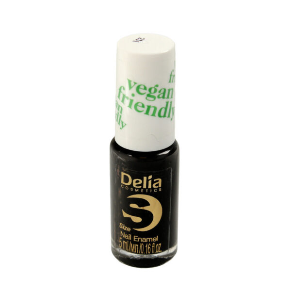 Delia Cosmetics Vegan Friendly Emalia do paznokci Size S nr 231 Black Orchid  5ml