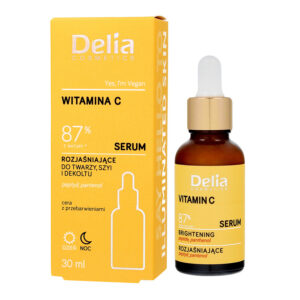 Delia Cosmetics WITAMINA C Serum rozjaśniające do twarzy,szyi i dekoltu na dzień i noc 30ml