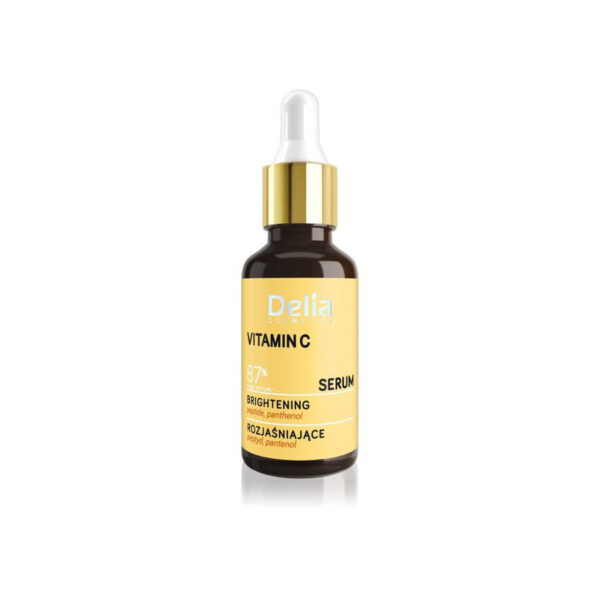 Delia Cosmetics WITAMINA C Serum rozjaśniające do twarzy,szyi i dekoltu na dzień i noc 30ml