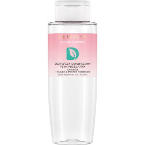 Dermika Clean & More Odżywczy Dwufazowy Płyn micelarny – cera normalna i sucha 400ml