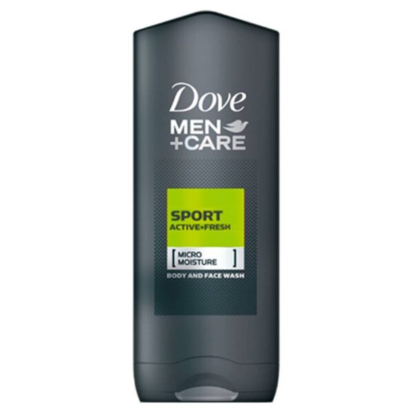 Dove Men+Care Żel do mycia twarzy i ciała Sport Active+Fresh  400ml - obrazek 4