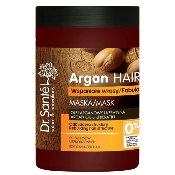 Dr.Sante Argan Hair Maska odbudowująca do włosów uszkodzonych  1000ml