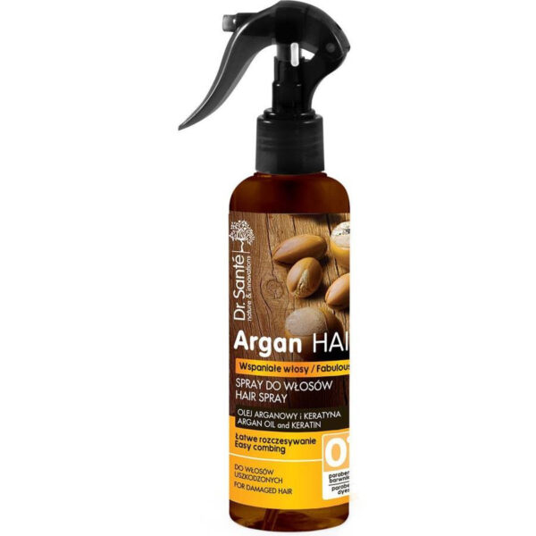 Dr.Sante Argan Hair Spray ułatwiający rozczesywanie do włosów uszkodzonych  150ml