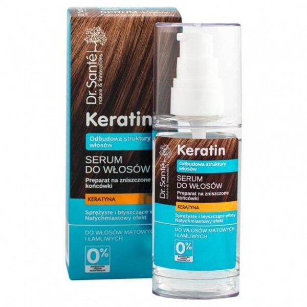 Dr.Sante Keratin Hair Serum odbudowujące do włosów łamliwych i matowych  50ml