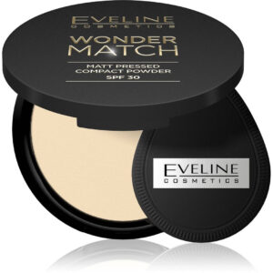 EVELINE Wonder Match Matujący Puder prasowany SPF30 nr 01 8 g