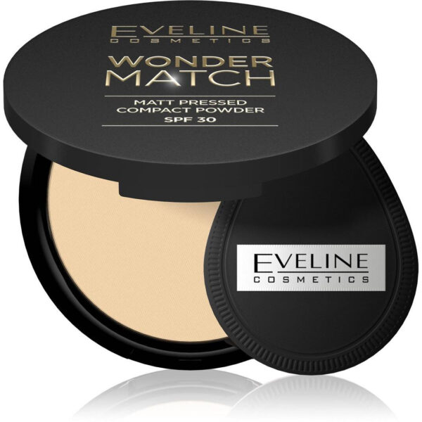 EVELINE Wonder Match Matujący Puder prasowany SPF30 nr 02 8 g