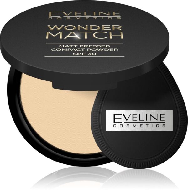 EVELINE Wonder Match Matujący Puder prasowany SPF30 nr 02 8 g