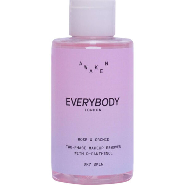 EVERYBODY Awaken Dwufazowy Płyn do demakijażu do cery suchej – Róża i Orchidea 125ml