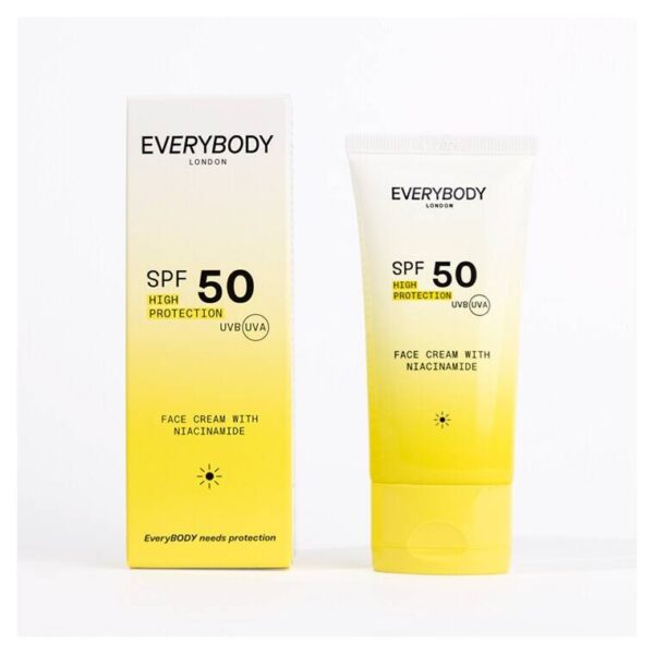 EVERYBODY London Krem do twarzy z niacinamidem SPF 50