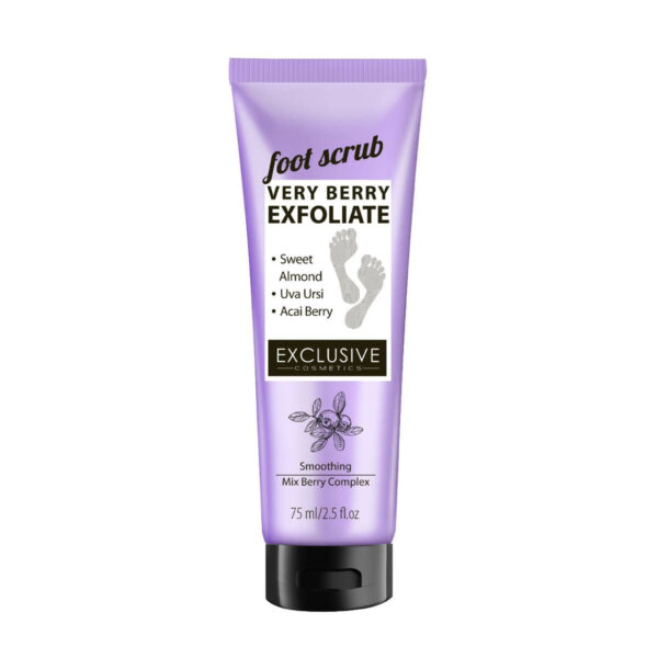 EXCLUSIVE Foot scrub verry berry Peeling do stóp jagodowy 75 ml