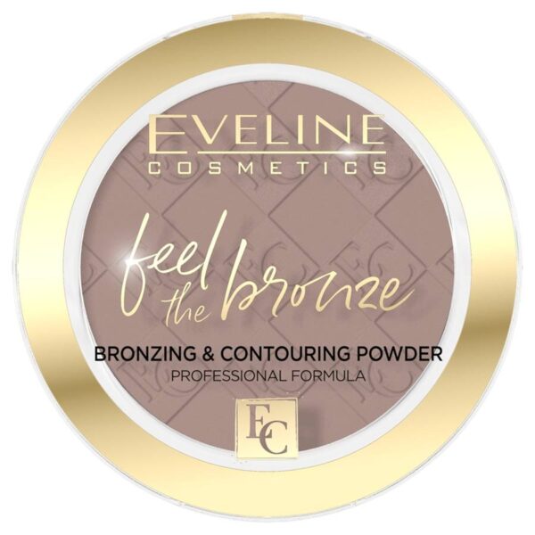 Eveline Feel The Bronze Puder brązująco-konturujący nr 01 Milky Way 4g