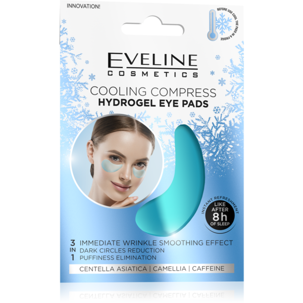 Eveline Hydrogel Eye Pads Hydrożelowe Płatki pod oczy - chłodzący kompres -2szt