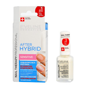 Eveline Nail Therapy Revitallum Odżywka do paznokci odbudowująca After Hybrid Sensitive  12ml