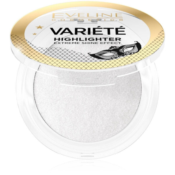 Eveline Variete Rozświetlacz do twarzy prasowany 02 extreme shine effect 5g