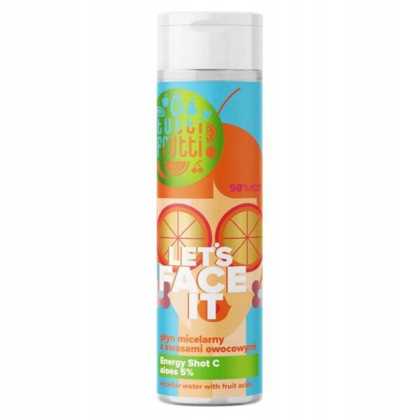 FARMONA Tutti Frutti Let's Face It Płyn micelarny z kwasami owocowymi 200ml