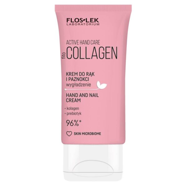 FLOSLEK Active Hand Care Collagen Krem do rąk i paznokci - wygładzenie 50 ml