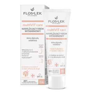 FLOSLEK PHARMA MultiVIT Care Nawilżający Krem witaminowy SPF15 na dzień – skóra dojrzała,osłabiona 50ml