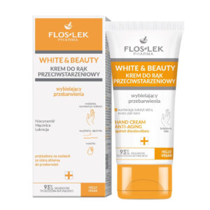 FLOSLEK PHARMA White Beauty Krem do rąk przeciwstarzeniowy – wybielający przebarwienia 45ml
