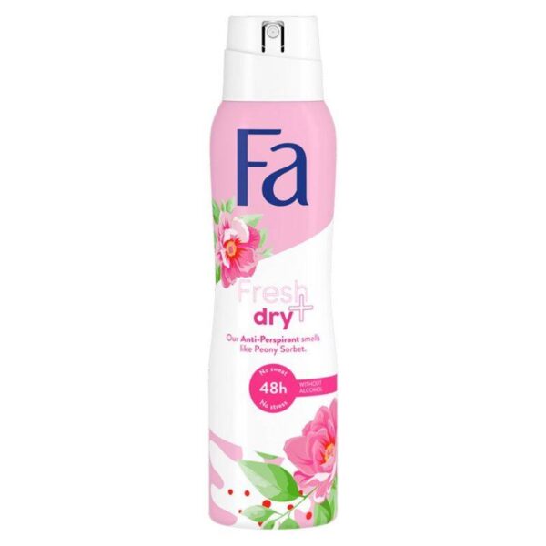 Fa Fresh & Dry 48H Dezodorant spray Peony Sorbet 150 ml